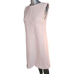 Goat Jane Atelier Pale Pink Crew Neck Wool Mini Dress 12